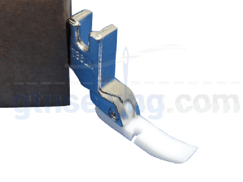 Industrial Sewing Machine Teflon Foot ZIP LEFT SIDE FOOT