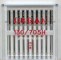 Organ Standard Sewing Needles 130 705H Size 110/18 10 Needles Per Pack