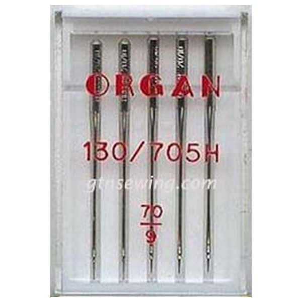 10PCS /Pack/Size Organ Flat Shank 15X1 HAX1 130/705H Size 8,11,12,14,16,18,21,22 for Choose Home Sewing Machine Needles for Brother Singer Size 11 