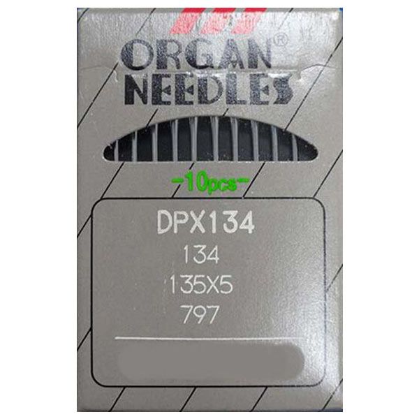 Organ Industrial Lockstitch Machine Needles Thick Shank 134 135x5 Size 100/16