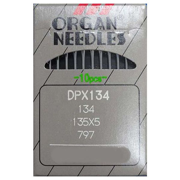 Organ Industrial Lockstitch Machine Needles Thick Shank 134 135x5 Size 110/18