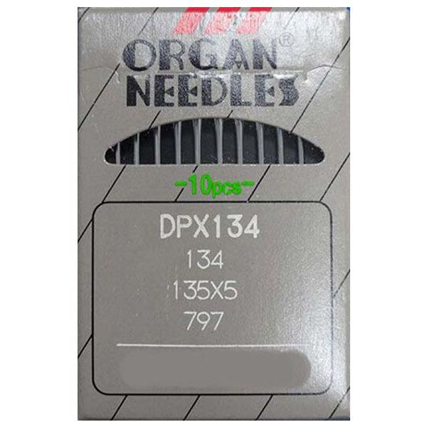 Organ Industrial Lockstitch Machine Needles Thick Shank 134 135x5 Size 120/19