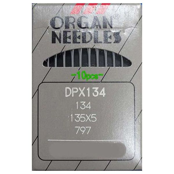 Organ Industrial Lockstitch Machine Needles Thick Shank 134 135x5 Size 90/14