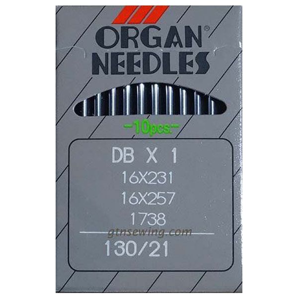 Organ Industrial Lockstitch Machine Needles DBx1 16x231 Size 130/21