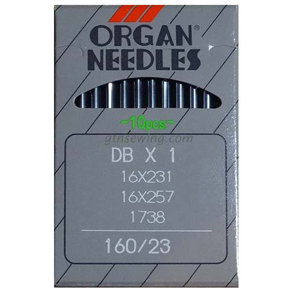 Organ Industrial Lockstitch Machine Needles DBx1 16x231 Size 160/23