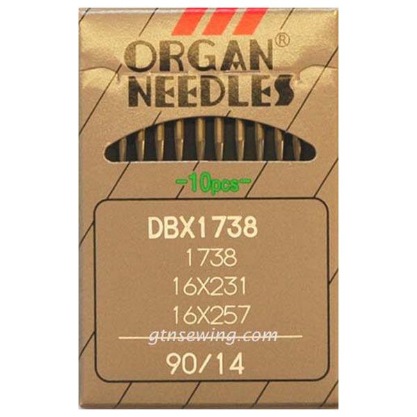 Organ Industrial Lockstitch Machine Needles DBx1 16x231 Size 90/14