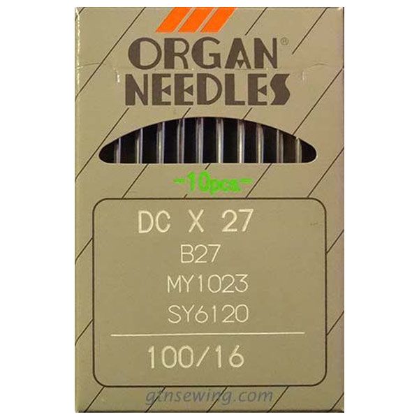 Organ Industrial Overlock Machine Needles B27 DC X 27 Size 100/16