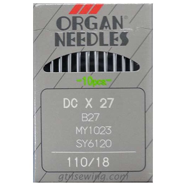 Organ Industrial Overlock Machine Needles B27 DC X 27 Size 110/18
