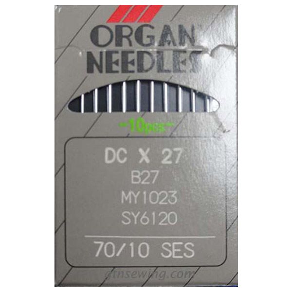 Organ Industrial Overlock Machine Needles B27 DC X 27 Size 70/10
